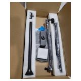 DIMONCOAT [Height-Adjustable & 360° Rotation Tablet Floor Stand Stable Base, Aluminum Alloy iPad Stand Floor Holder for iPad Mini Air Pro 12.9/9.7, Monitor, Kindle, iPhone 16, Cell Phones (4.7\"-