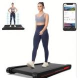 Walking Treadmill Pad with APP, 3 in 1 Under Desk Treadmill, 400W Low Noise Walking Vibration Pad, Portable Treadmills for Home Office