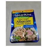 StarKist Low Sodium Albacore White Tuna in Water, 2.6 oz Pouch (12 Pack)