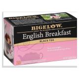 Bigelow Tea English Breakfast Caffeinated Black Tea, 20 Count, Pack of 6