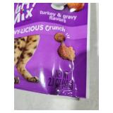 Purina Friskies Cat Treats, Party Mix Gravy-licious Crunch Turkey and Gravy Flavors - (Pack of 8) 2.1 oz. Pouches