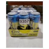 C4 Energy Carbonated Zero Sugar Energy Drink, Pre Workout Drink + Beta Alanine, Sparkling Frozen Bombsicle, 16 Fl Oz (Pack of 12)