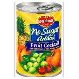Del Monte MONTE No Sugar Added Fruit Cocktail, Canned Fruit, 12 Pack, 14.5 oz Can