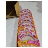 Purina Friskies Grain Free Lickable Cat Food Toppers Lil Soups With Sockeye Salmon in Chicken Broth - (Pack of 8) 1.2 oz. Cups