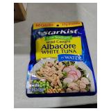StarKist Albacore White Tuna in Water, 2.6 oz Pouch (24 Pack) Ready to Eat Wild Caught Tuna, 17g Protein,