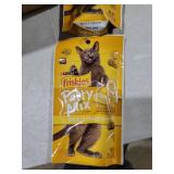 Purina Friskies Cat Treats, Party Mix Cheezy Craze Crunch - (Pack of 11) 2.1 oz. Pouches