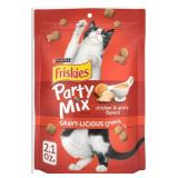Purina Friskies Cat Treats, Party Mix Gravy-licious Crunch Chicken and Gravy Flavors - (Pack of 10) 2.1 oz. Pouches