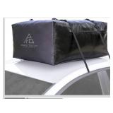 Voyager 10 Cubic Feet Waterproof Rooftop Cargo Roof Bag, No Roof Rack Needed UV-Protected PVC Semi-Coated Mesh, Welded Seams, Water Seal Zipper 36\" L x 30\" W x 16\" H