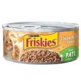 Friskies Wet Cat Food, Classic Pate Chicken and Tuna Dinner, 5.5 Oz 26 pack