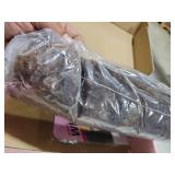 Charming cascade Afro Curly Wig with Bangs, 11 Inch Voluminous Natural Curly Synthetic Fiber Glueless Curly Bob Wigs for Black Women Fluffy Ready to Go Ombre Brown