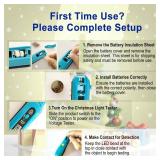 allsun Christmas Light Tester, Non Contact Voltage Tester Pen for Incandescent String & Mesh Lights,with Bulb Remover Tool & Fuse Tester, Voltage Detector 12V-600V AC