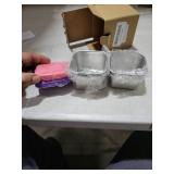 Qukaka Stainless Steel Snack Containers for Kids,7.2oz Easy Open Leak Proof Reusable Snack Box Container with Lids,Small Lunch Containers for Meal Prep,School,Picnic and Travel-3Pack