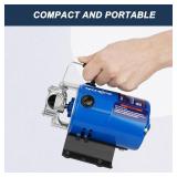 TecHome Water Pump, 115V 1/10HP 330GPH Water Transfer Utility Pump, With ON/OFF Switch And Suction Hose Kit.