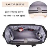 MINKARS Weekender Bag with Shoe Compartment Travel Tote Overnight Bag, Black