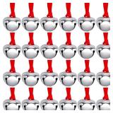 Syhood  Christmas Believe Bell Ornaments Gifts Bulk Polar Santa Sleigh Bells 1.5