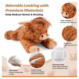 22\" & 4.5 lbs Highland Cow Weighted Stuffed Animal, Cuddly & Soft Kids