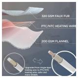 Bedsure Heating Pad for Neck and Shoulders and Back - Birthday Gifts for Women Men Mom Mens, FSA Eligible Items, Electric Heated Pad for Full Body, ETL Certified, Extra Large 24\"x33\", Brown