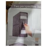 ActCosy 4Pack Sheet Organizers and Storage with Handles  Foldable Linen Closet Storage for King & Queen Sheet Sets  Clear Window & Removable Labels  Dustproof & Space-Saving Design, 4Pack,