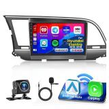 Inefala 2+64G Android 15 CarPlay Car Stereo Radio for Hyundai Elantra 2016-2018, 9