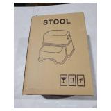 Toddler Step Stool,2 Step Stools for Kids with Anti-Slip Surface and Rubber Bottom, Kids Step Stool Poop Stool for Toilet Potty Training, Bathroom, Kitchen(Include 2 Ducks)