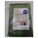 MIULEE Velvet Curtains 132 inches - Luxury Blackout Curtains for Bedroom Living Room Thermal Insulated Super Soft Window Drapes Rod Pocket & Back Tab, Olive Green, W52 x L132 inches, 2 Panels