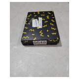 MOONSHOW Short Grey Wigs for Black Women Grey Pixie Cut Wig Synthetic Short Side Part Pixie HairCut Wigs with Bangs for Old Women Gray Straight Pixie Wig