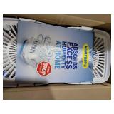 HUMYDRY Moisture Absorber Dehumidifier for Home, Smart Pack of 2 Dehumidifiers of 15.9oz with 4 Refills, No Electricity, Reusable Moisture Absorbers for Bedroom, Kitchen, Safes, RV, Boat, Basements