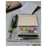 Craft Culture Beginners Wood Burning Kit for Kids, Teenage Boys & Girls - Easter Gifts for Boy & Girl - Craft Projects Birthday Gift Idea for Children Teen Woodburning DIY Hobby Kits Art Activities