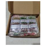 Relaxweex 24 Pcs Christmas Magnetic Picture Frames Diamond Painting Frames Magnetic Photo Frames for Home Office Fridge Ornaments Holiday Party Decor Refrigerator Decoration