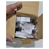 Fireplace Stocking and Garland Hanger, 2 in 1 Mantel Hanger for Garland, Fireplace Stocking Holders for Mantle Garland Hooks for Xmas Holiday Home Party Decoration,Fits 0.31-3.9"Mantles (White, 4)