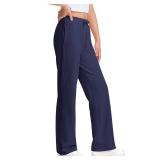NUMYEAN Girls Sweatpants Straight Leg French Terry Joggers Baggy Sweatpants for Teen Girls Size 7-8Y Navy