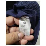 NUMYEAN Girls Sweatpants Straight Leg French Terry Joggers Baggy Sweatpants for Teen Girls Size 7-8Y Navy