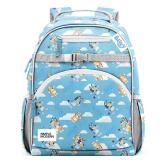 Simple Modern Large Bluey Kids Backpack for School Girls and Boys | Elementary Backpack for Teen | Fletcher Collection | Kids - 16\" tall | Bluey Sky