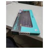 Logitech K400 Plus Wireless Touch TV Keyboard with Easy Media Control and Built-in Touchpad, HTPC Keyboard for PC-Connected TV, Windows, Android, ChromeOS, Laptop, Tablet - Black