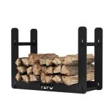 YEFU Mini Firewood Rack for Solo Mesa Stove Mesa XL, 12in Logs Holder for Outdoor Indoor Fireplace, Wood Lumber Storage Organizer, Carbon Steel Small Logs Bin Tools Tabletop Fire Pit Accessories
