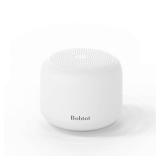 Bobtot Portable Bluetooth Speakers with Strap Easy to Carry, Wireless IPX5 Waterproof Mini Speaker with Loud Stereo Sound, 20 Hours Playtime, Rechargeable Battery, Built-in Microphone, White