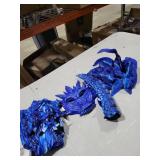 Spooktacular Creations Halloween Blue Dragon Costume for Kids, Boys Halloween Costume with Dragon Wings, Tail and Mask Set for Dress-up Parties