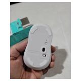 Logitech Signature M550 Wireless Mouse - for Small to Medium Sized Hands, Silent Clicks, Bluetooth, Multi-Device Compatibility - Off White