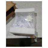 JUESHA 2 Pack Clear Acrylic File Holder Wall Mount Self Adhesive, Legal Size Hanging Paper Organizer, Wall Pocket File Holder Storage for Letter Folder Brochure Magazine Bookshelf Literature Display