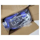 DIJJIG Safety Harness Fall Protection Kit Full Body Roofing Harnesses With Internal Shock Absorbing Lanyard, Blue Safety Harness For Construction OSHA/ANSI Compliant