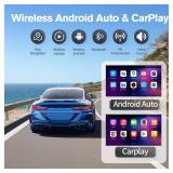 4G+64GB Car Radio Stereo for Jeep Wrangler/Compass/Grand Cherokee,for Dodge Grand Caravan/Ram 1500/2500/3500,Carplay&Android Auto w/ 7\" IPS Touchscreen Radio Support GPS/WiFi/AHD Camera/SWC/FM