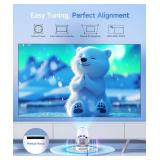 Magcubic Mini Projector with WiFi 6 and Bluetooth 5.4, Portable Projector 4K Support, 5W Soundbase Speaker, Auto Vertical Keystone 180Â°Rotatable Smart Proyector for Movie Home Outdoor incomplete no