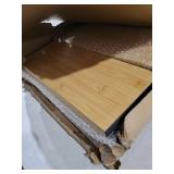 DoubleFill 8 Pcs Deep Bamboo Drawer Dividers, Deep Kitchen Dresser Drawer Organizer with Spring Loaded for Clothes, Adjustable Expandable from 15-22 Inch (Wood Color,6 Inch)