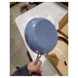 Redchef Ceramic Non Stick Egg Pans, Nonstick Frying Pan Skillet, 8 inch Cooking Pan Non Toxic with Stay Cool Handle for Induction, PTFE & PFAS & PFOA Free, Dishwasher/Oven Safe (Blue)