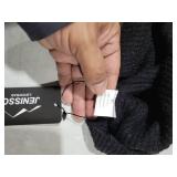 Jenisso Womens V-Neck Button Maxi Cardigan Bell Long Sleeve Open Front Split Breasted Sweater Dress Black