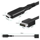 HDSUNWSTD HDMI Cable for PlayStation 2 & PlayStation 1 Console (PS2 & PS1), PS1/PS2 to HDMI Adapter with True RGB Signal Output PlayStation 1 Adapter Sony PS2 HDMI Converter