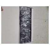 EDJO Large Print Computer Keyboard, Wired USB Full Size Quiet Keyboard with 4X Oversized Print Letters for Visually Impaired Low Vision Individuals Easy to See and Type for PC, Laptop,Windows