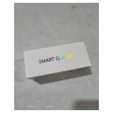 hellibito AI Smart Camera Glasses for Men Women, 4K Photography,1080P HD Video Recording,Real-Time Translation, Open-Ear Audio,Voice Assistant, Lightweight (Black Frame-Blue Light Blocking Lens)