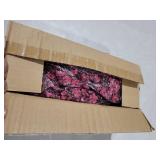 Yastouay Fake Fall Flowers Real Touch Silk Flowers, 15Pcs Fall Burgundy Artificial Flowers for Decorations, Babys Breath Artificial Flowers Bulk for Thanksgiving Fall Decor Floral Arrangement