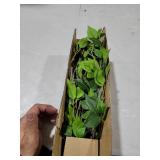 Artificial Plants Greenery Eucalyptus Stems Branches Plant for Home Decor Faux Rustic Ficus Leaf Floral for Indoor Table Bathroom Bedroom Kitchen Decoration,Real Plastic Eucalytus Wedding Dcor 6PCS)
